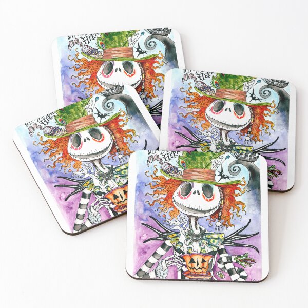 Item preview, Mad Captain Jack | Tim Burton Lover Watercolor Art designed and sold by SpookyTatBabe.