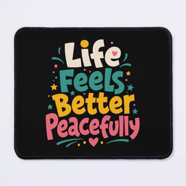 Item preview, Life Feels Better Peacefully designed and sold by rejowan-arts.