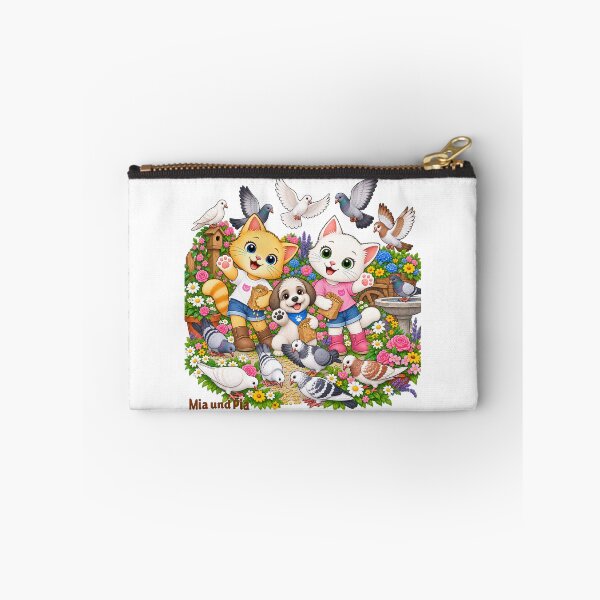 Item preview, FEEDING PIGEONS - From the book series "Mia and Pia - Coloring fun meets cat knowledge - Adventures to color, learn and marvel at". designed and sold by WasserSonneWind.