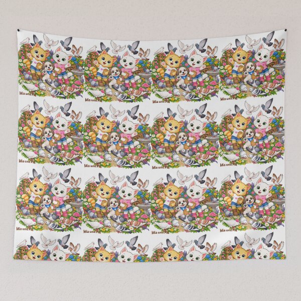 Item preview, FEEDING PIGEONS - From the book series "Mia and Pia - Coloring fun meets cat knowledge - Adventures to color, learn and marvel at". designed and sold by WasserSonneWind.