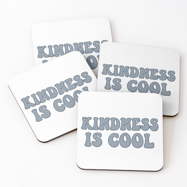 Item preview, Kindness Is Cool Retro Groovy Aesthetic Vintage Typography Positive Quote Design designed and sold by Bhaskar Digital Art.