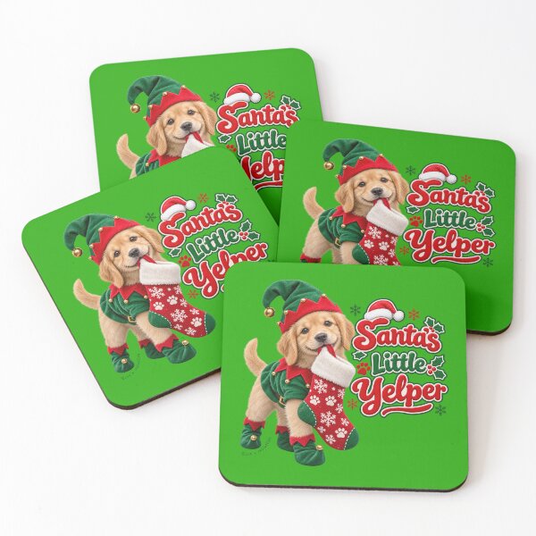 Item preview, Santa's Yelper – Funny Christmas Dog Lover designed and sold by Nina Viva.