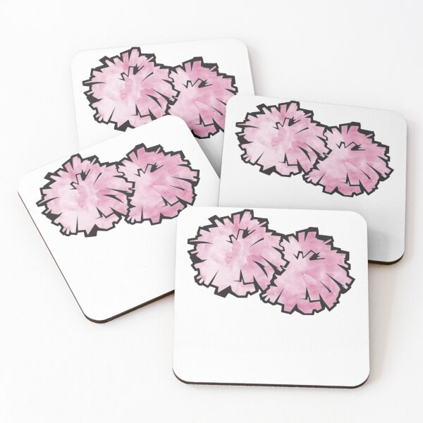Item preview, Cheerleader Pink Pom Poms designed and sold by prenalmurahi.