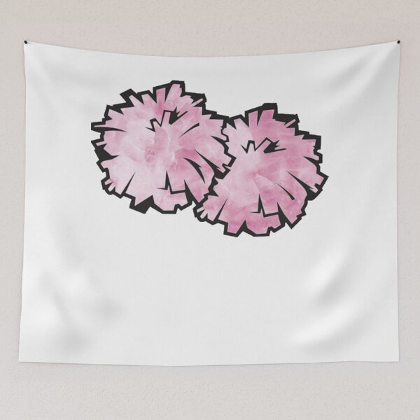 Item preview, Cheerleader Pink Pom Poms designed and sold by prenalmurahi.