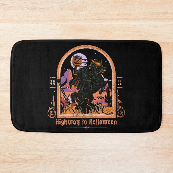 Item preview, Retro Rock Headless Horseman - Highway to Helloween designed and sold by Nacho Average Designs.