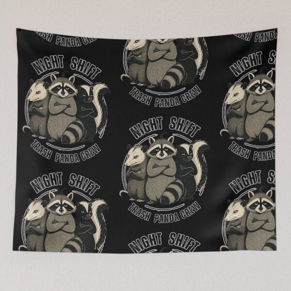 Item preview, Night Trash Panda Crew designed and sold by tellia-kallisto.