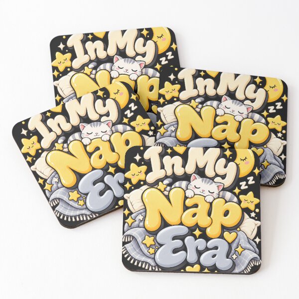 Item preview, In My Nap Era – Cute Sleepy Cat designed and sold by Haji  Kamora.