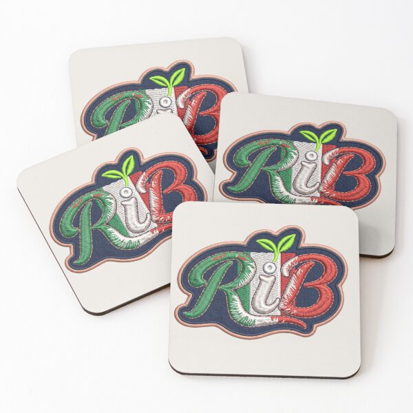 Item preview, Vintage Script RiB Italian Tricolor Emblem designed and sold by Rib-Brand.