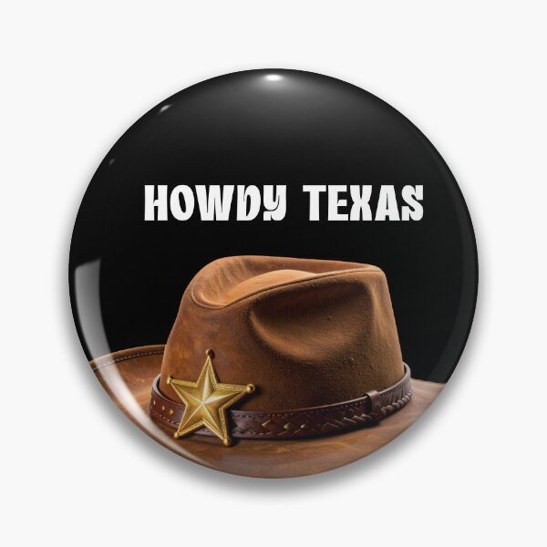 Item preview, Howdy Texas Retro Western Cowboy Hat designed and sold by Andreora.