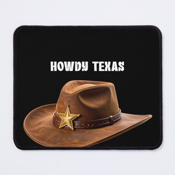 Item preview, Howdy Texas Retro Western Cowboy Hat designed and sold by Andreora.