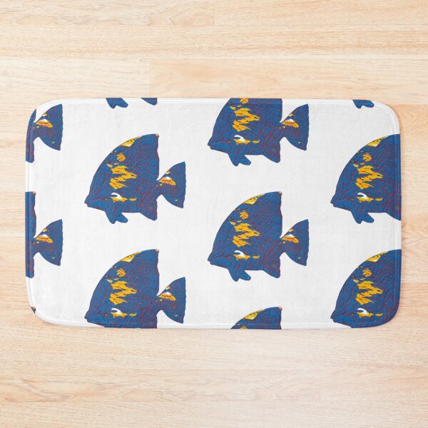 Item preview, Copy of Experimental decalcomania colorful fish print designed and sold by Kendica.