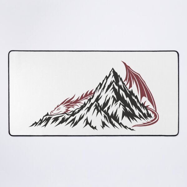 Item preview, Sleeping Wyrm Ridge Minimal Dragon Landscape designed and sold by agearb.