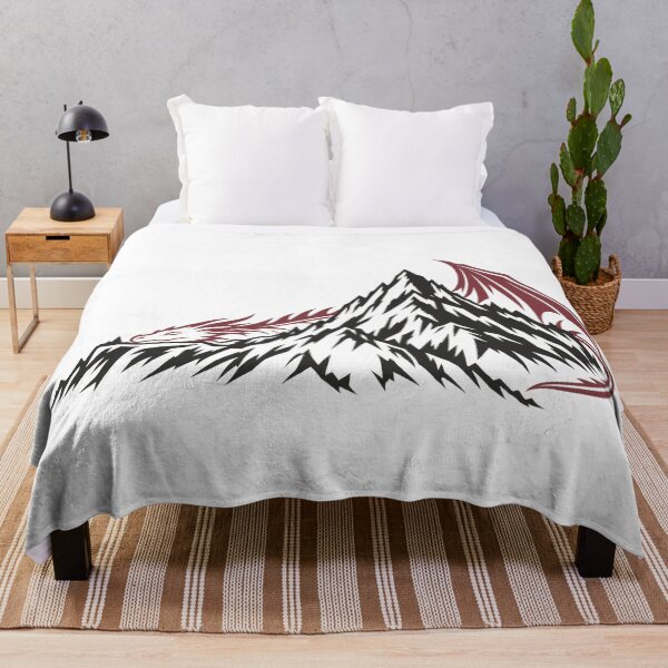 Item preview, Sleeping Wyrm Ridge Minimal Dragon Landscape designed and sold by agearb.