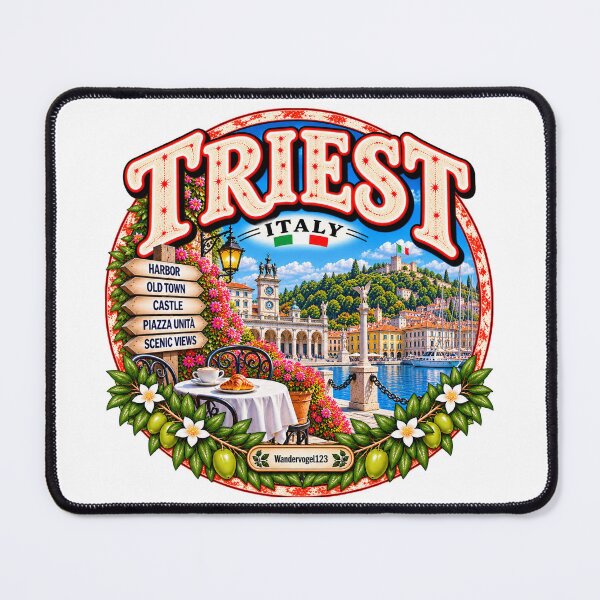Item preview, Trieste, Italy – Historic Port Piazza Unità & Dolce Vita designed and sold by Wandervogel123.