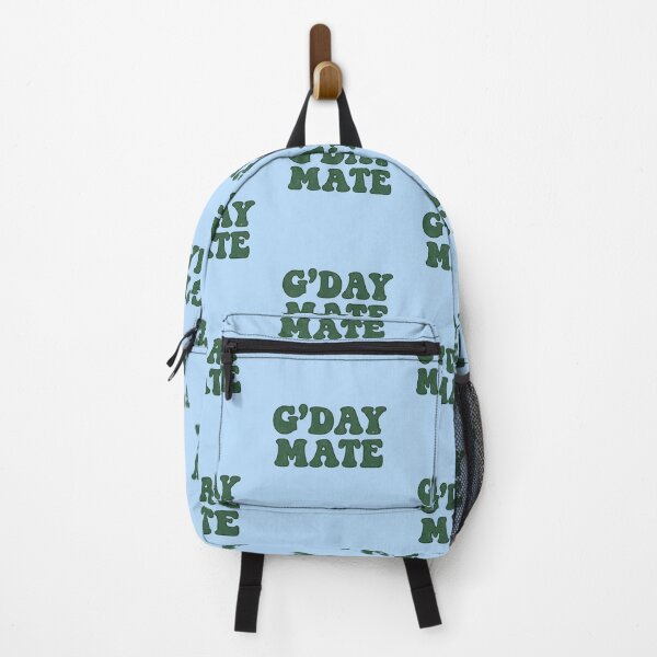 Artikelvorschau, G'Day Mate Retro Groovy Australian Slang Vintage Green Typography Design entworfen und verkauft von Bhaskar Digital Art.