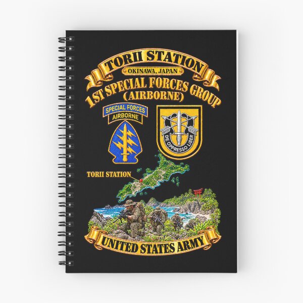 Item preview, Tori Station, Okibawa, Japan, 1st Bn, 1st Special Forces Group w Flash - SSI - with Oki Tng Scene  - 3D - Transparent designed and sold by Military Insignia Products.