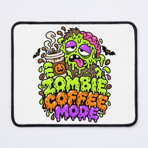 Item preview, Zombie Coffee Mode Funny Tired Halloween designed and sold by Thai Vibe Studio.