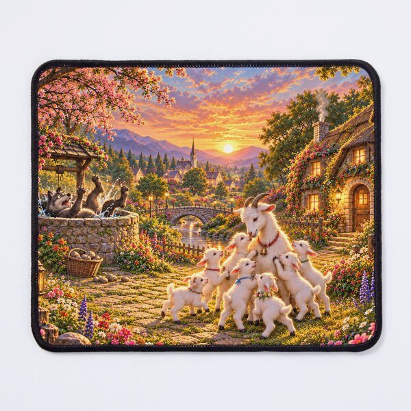 Item preview, The Wolf and the Seven Little Goats at the Well designed and sold by _ARLUNA_.