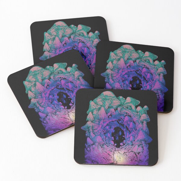 Item preview, Magic Mushroom Forest Dark Cottagecore Fantasy designed and sold by PeaWitch.