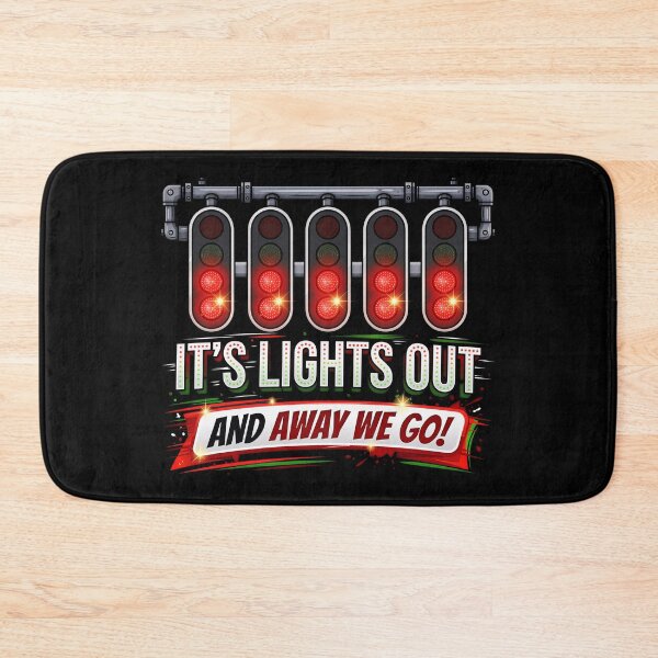 Item preview, Funny It's Lights Out And Away We Go Racing Lights  designed and sold by gear-posters.
