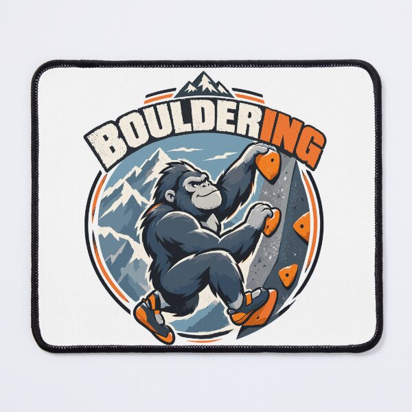 Item preview, Cute gorilla bouldering – climbing monkey designed and sold by Pineapple-Tree.