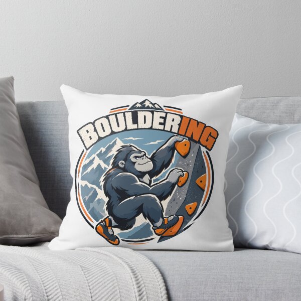 Item preview, Cute gorilla bouldering – climbing monkey designed and sold by Pineapple-Tree.