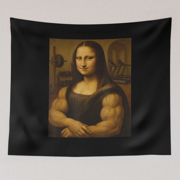 Item preview, Mona Lifta Funny Nona Lisa Gym designed and sold by charoen-design.