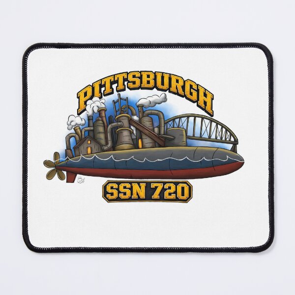 Item preview, USS Pittsburgh Sticker - SSN 720- Original Submarine Art designed and sold by DeepSteelFoundry .
