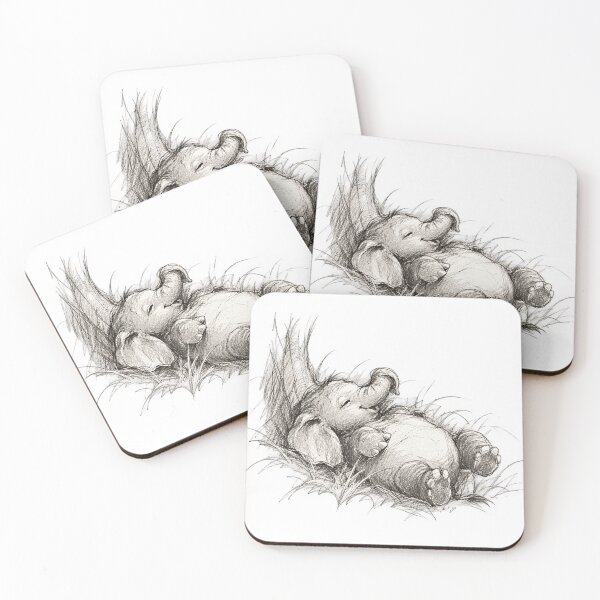 Item preview, Sleepy Baby Elephant designed and sold by Quelon.