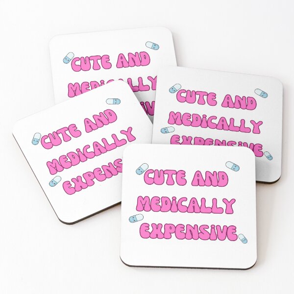 Item preview, Cute And Medically Expensive Pink Font Cute Pills Meme designed and sold by kristy1003.