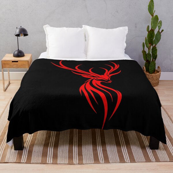 Item preview, Crimson Stag Tribal Art – Majestic Red Deer designed and sold by ClubVacay.