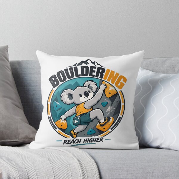 Item preview, Bouldering Koala: Cute climber – Reach Higher designed and sold by Pineapple-Tree.