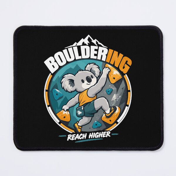 Item preview, Bouldering Koala: Cute climber – Reach Higher designed and sold by Pineapple-Tree.