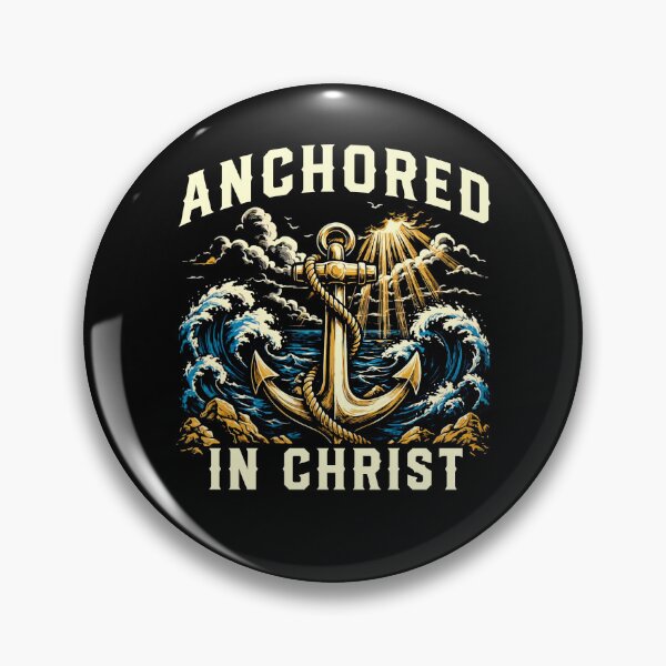 Item preview, Anchored in Christ Vintage Christian designed and sold by charoen-design.