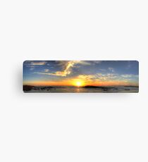 Birubi Beach Sunset Panorama Metal Print