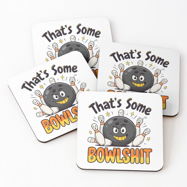 Item preview, That's Some Bowlshit Funny Bowling Pun Funny Bowling designed and sold by Redgiant87x.