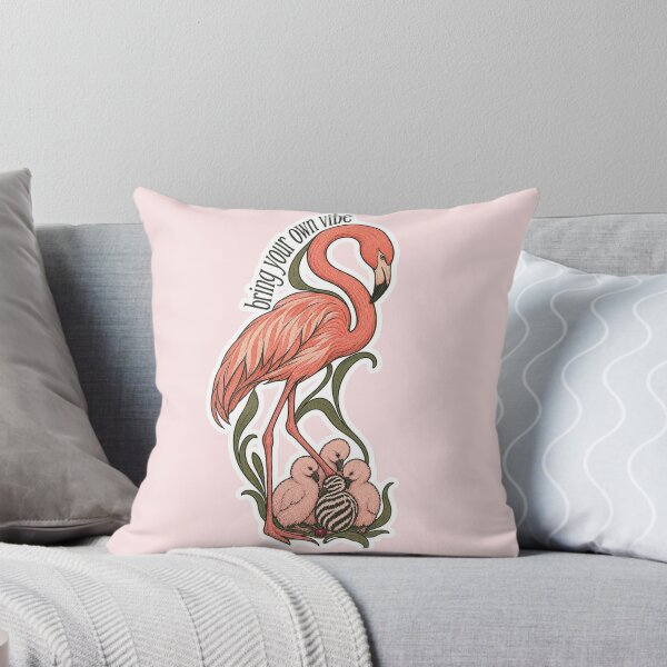 Item preview, Bring Your Own Vibe Flamingo Family designed and sold by NuretroStudio.