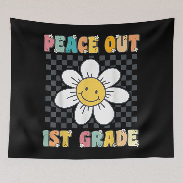 Item preview, Peace Out First Grade Retro Groovy Last Day of 1st Grade designed and sold by Reswopkiser.