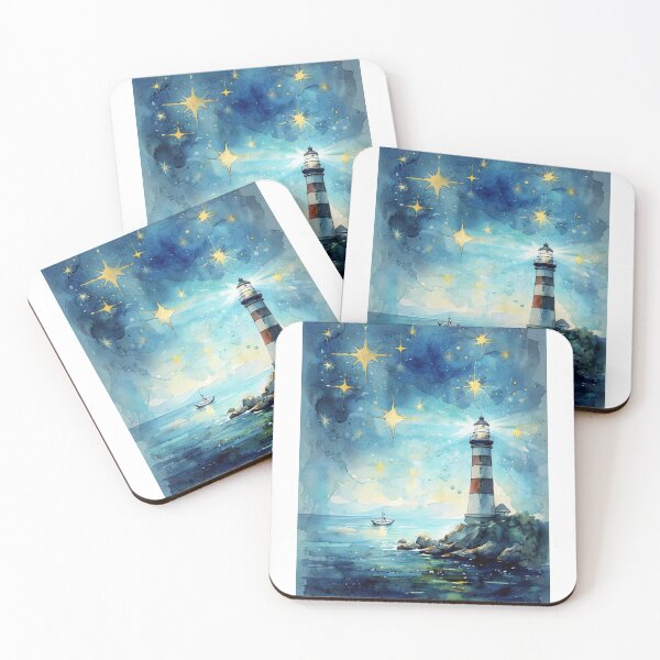 Item preview, Lighthouse Under Stars designed and sold by JacobDownUP.