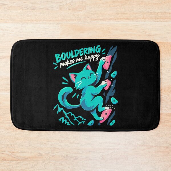 Artikelvorschau, Süße Katze beim Bouldern – Spruch Geschenk entworfen und verkauft von Pineapple-Tree.