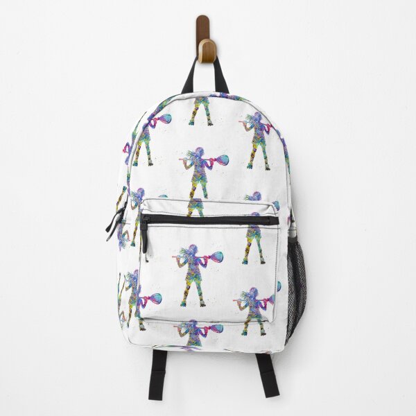 Item preview, Little Girl Lacrosse Goalie Watercolor Art designed and sold by Liededrom..