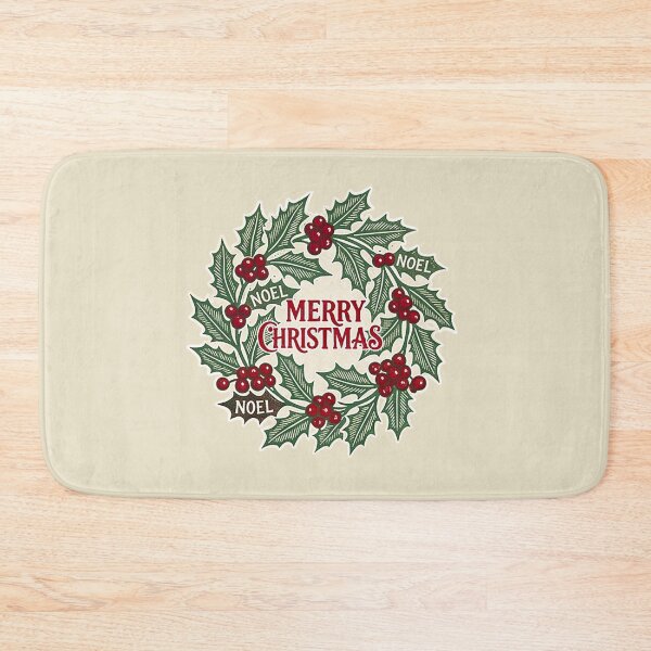 Item preview, Merry Christmas Vintage cream designed and sold by BessoChicca.
