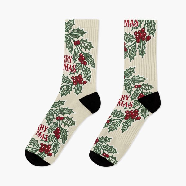 Item preview, Merry Christmas Vintage cream designed and sold by BessoChicca.