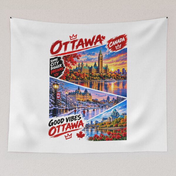Item preview, Ottawa Good Vibes And Stunning Views designed and sold by KLERIKSTORE.