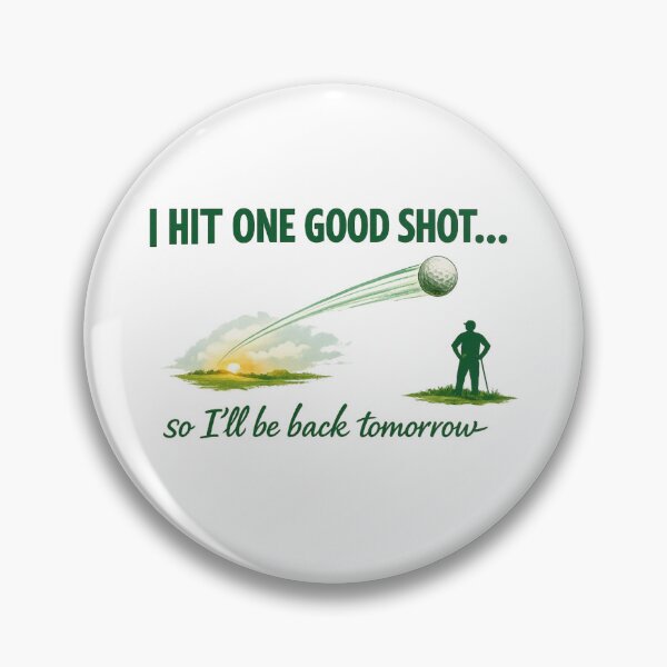 Item preview, One Good Shot Golf Design designed and sold by RMBPrintStudio.