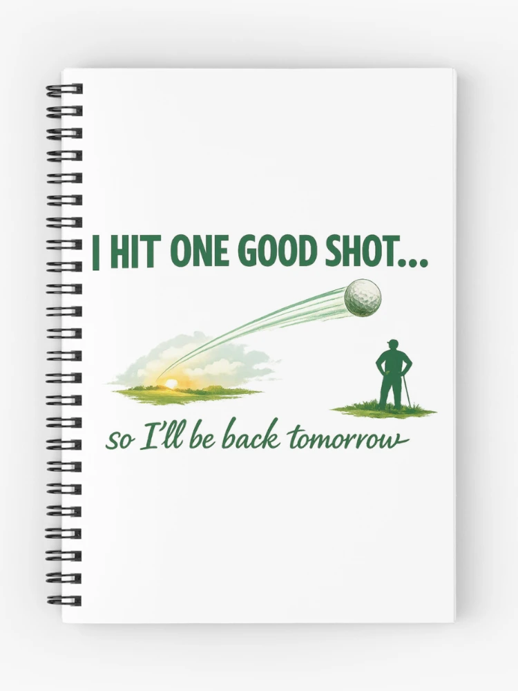 Thumbnail 1 of 3, Journal, One Good Shot Golf Design designed and sold by RMBPrintStudio.