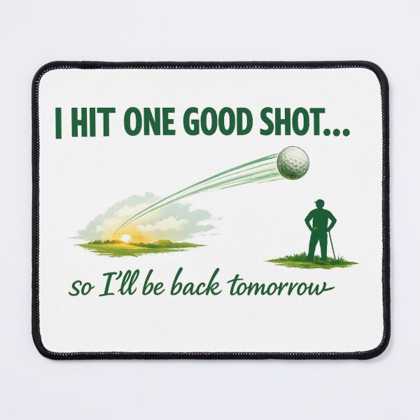 Item preview, One Good Shot Golf Design designed and sold by RMBPrintStudio.
