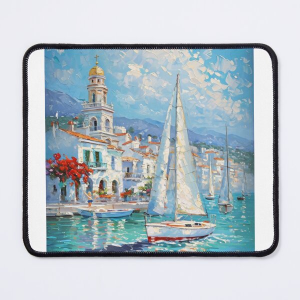 Item preview, Mediterranean Harbor Sailboat designed and sold by JacobDownUP.