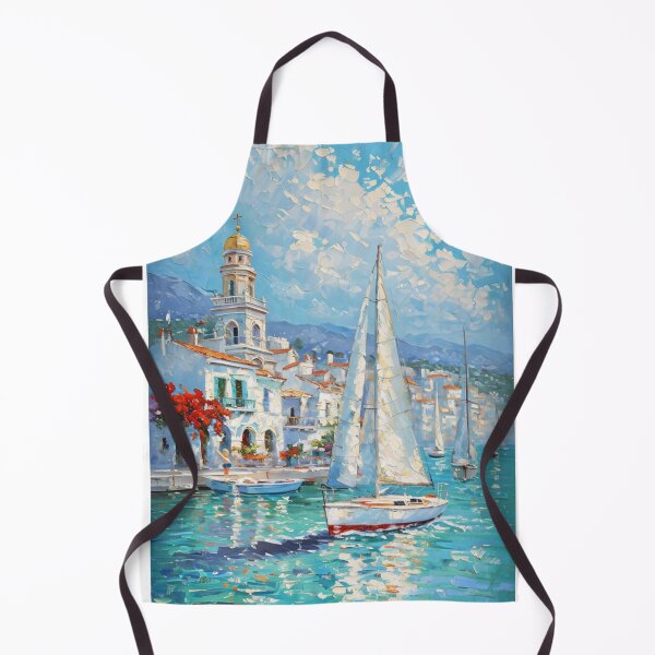 Item preview, Mediterranean Harbor Sailboat designed and sold by JacobDownUP.