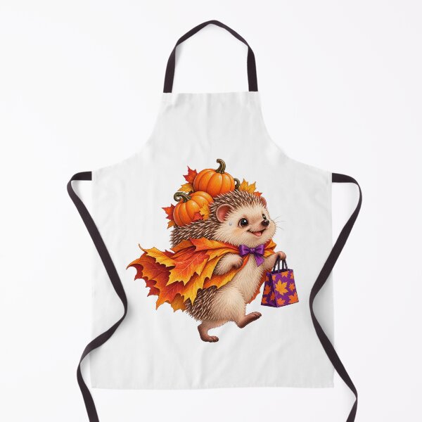 Item preview, Cute Halloween Hedgehog Leaf Cape Pumpkin Carrier designed and sold by StyleLap.